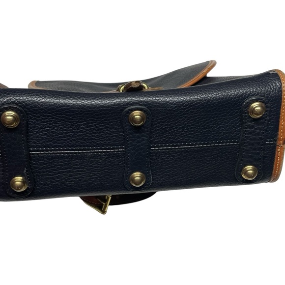 Dooney & Bourke Black Pebbled Leather Crossbody Bag - Vintage Made in USA - Picture 3 of 15